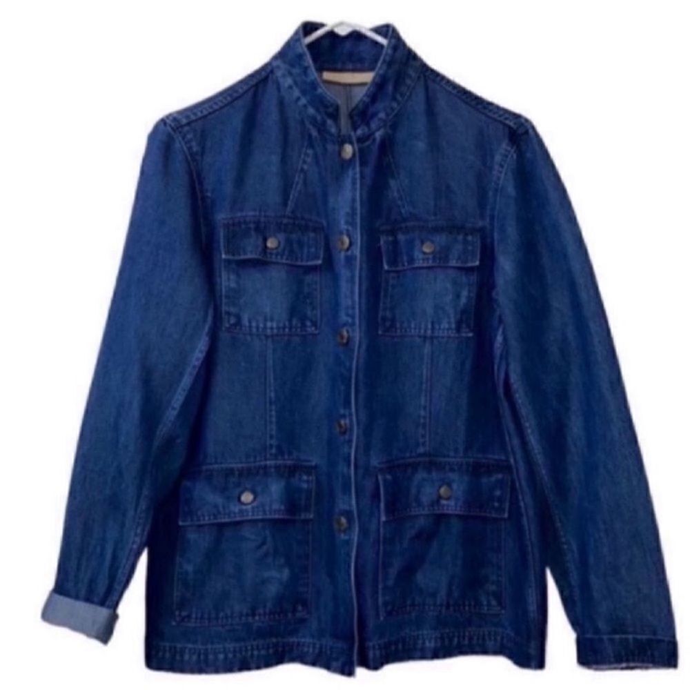 Kate Hill Blue Denim Jacket(Size Small)